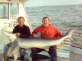 Pete-Davis-on-the-left-with-a-big-blue-shark