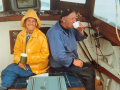 Pat-Smith-the-famous-lady-sharker-and-Alan-Dingle-aboard-Lady-Betty